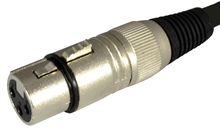 Audio & Power Cable Dual XLR and IEC Combined – Various Lead Lengths